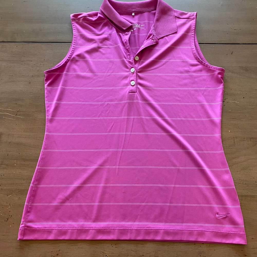 Nike Golf Tour Performance Dry-Fit Sleeveless Polo Shirt